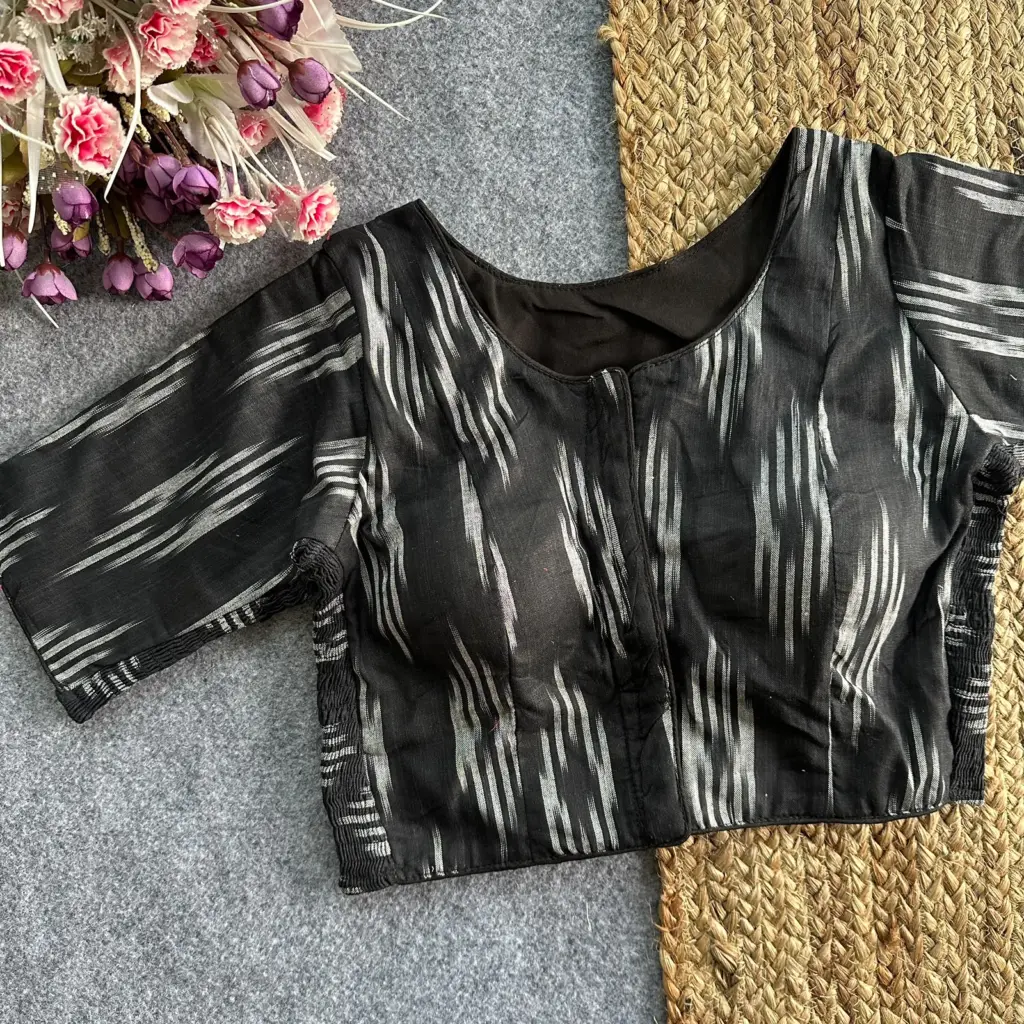 Ikkat Pure Ikkat Cotton Blouse