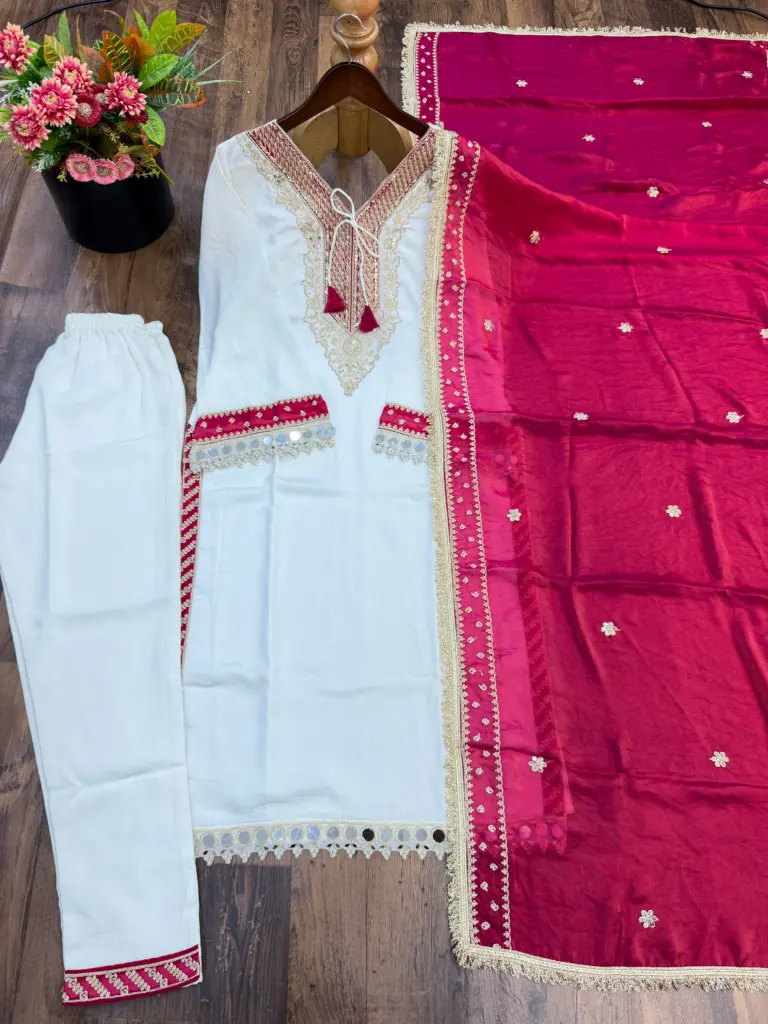 ZSR 3190 Pure Chinnon Readymade Dress