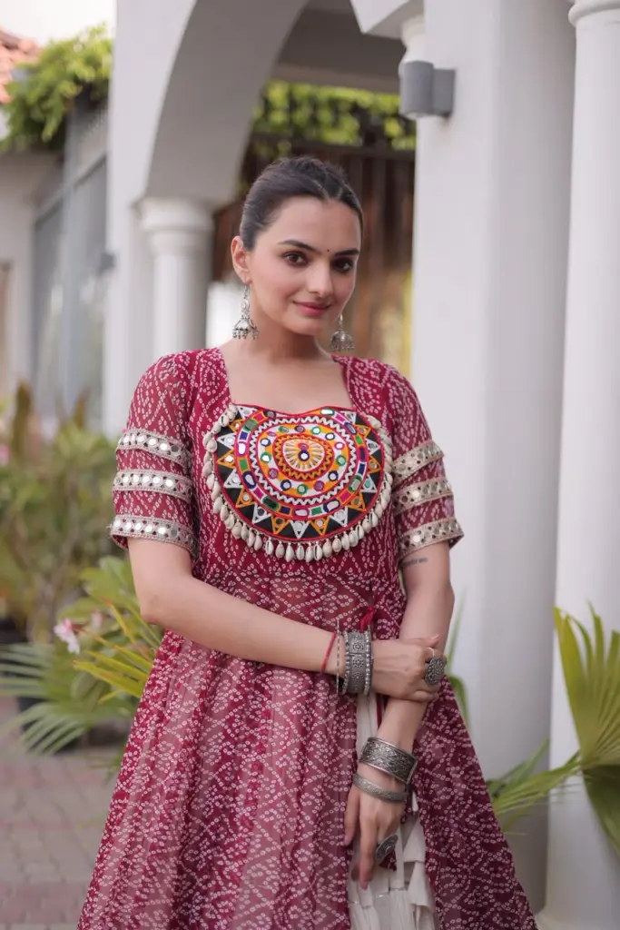 KA 1266 Bandhani Lehenga Choli