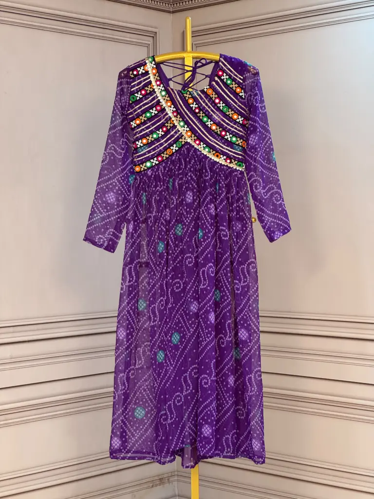 KA 1272 Bandhani Kurtis