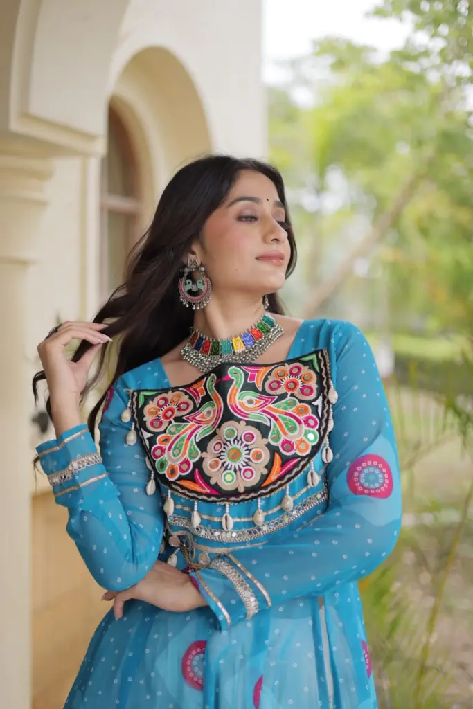 KA 5085 Bandhani Lehenga Choli