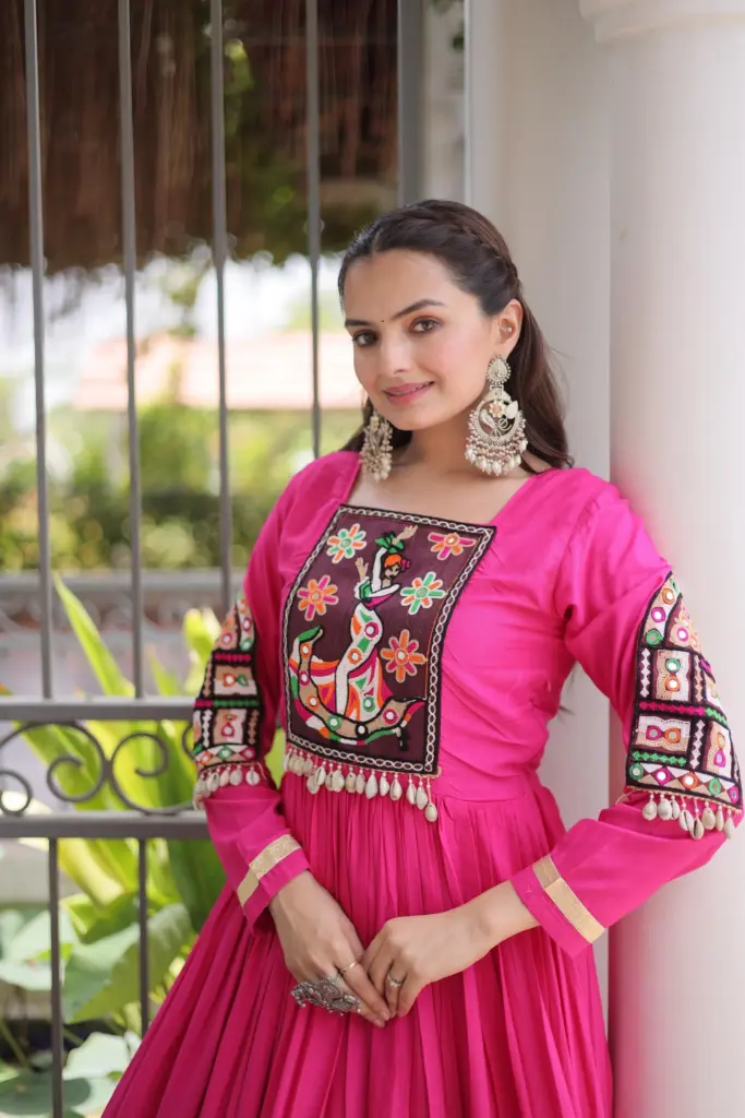 LW 9345 Pink 14 Kg Reyon Gown