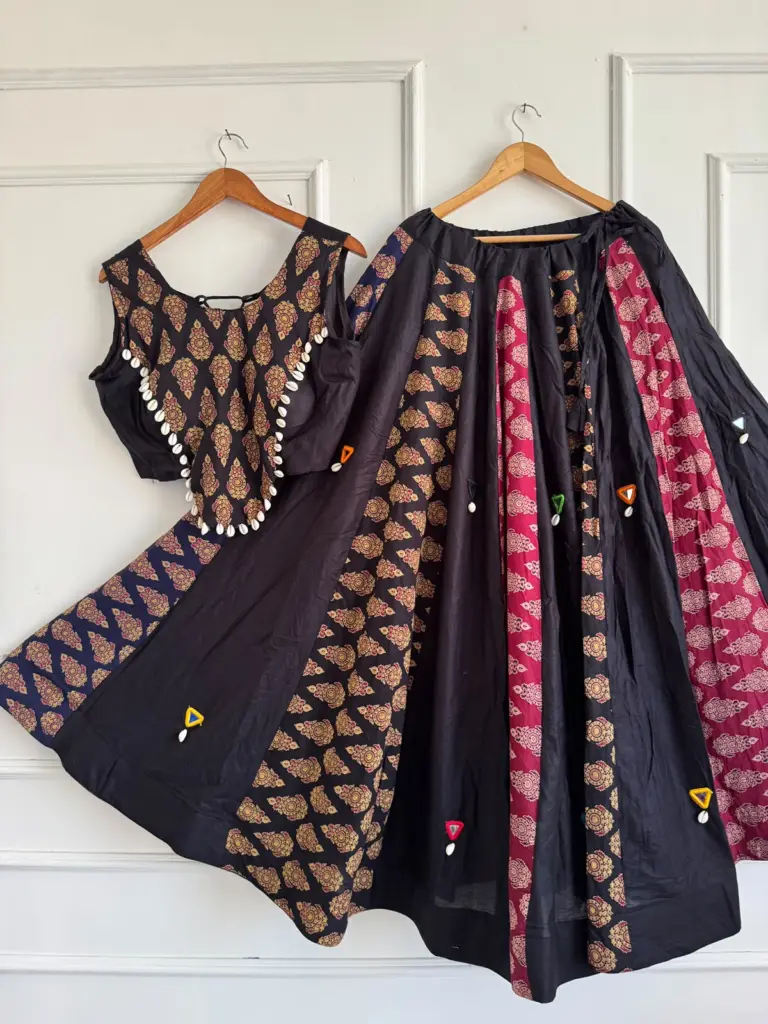 Navratri Ajrakh Cotton Design 2866