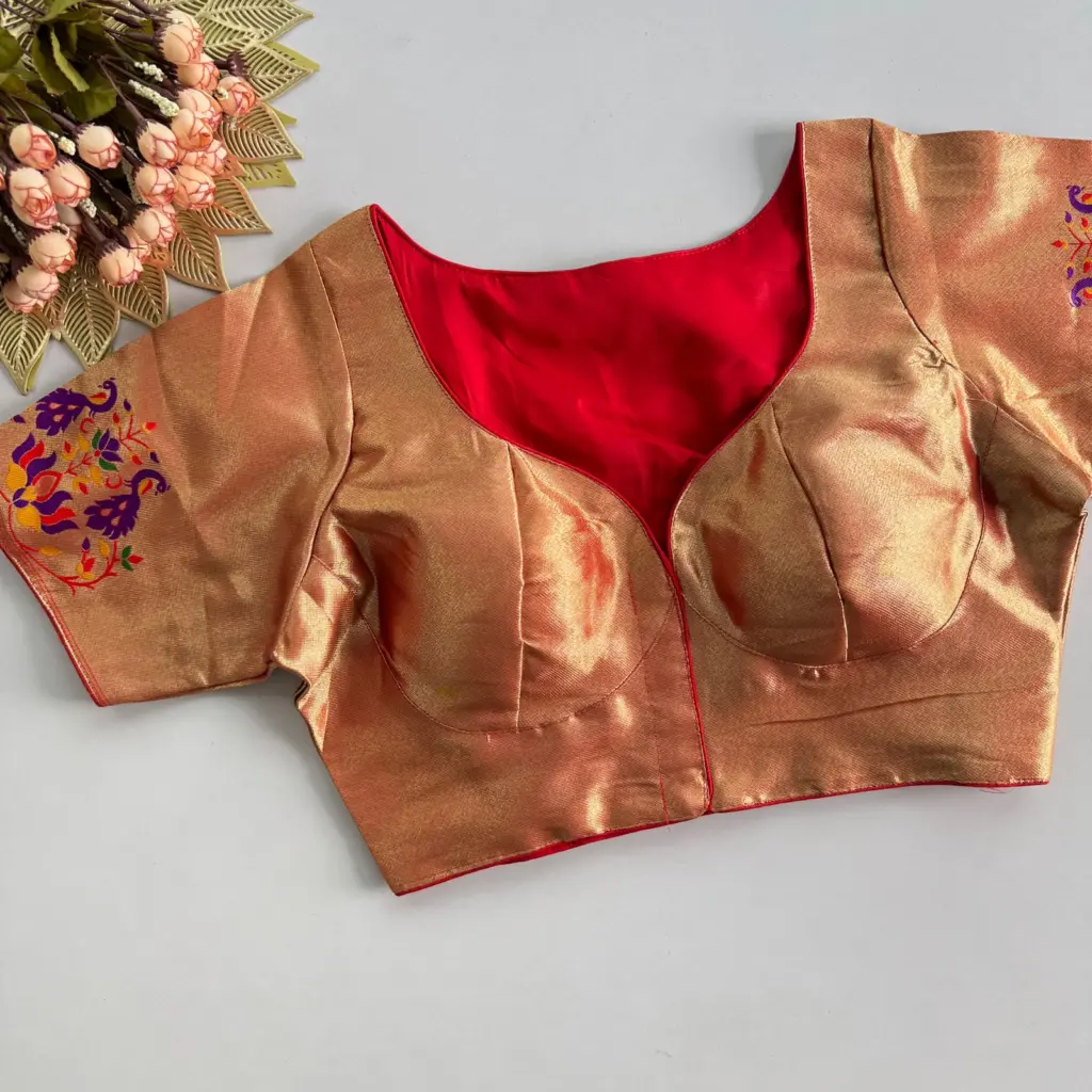 Paithani 02 Paithani Silk Blouse