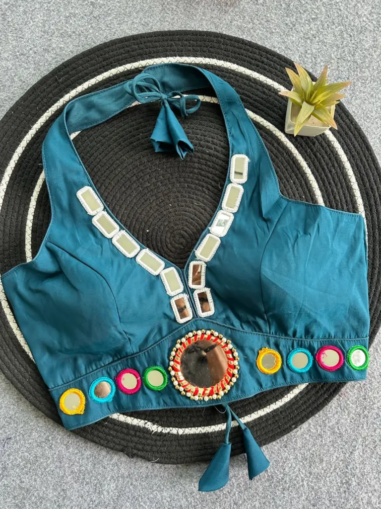 Ruhi Bangles Pure Roman Silk Blouse